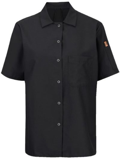 Women's Mimix™ Short Sleeve Cook Shirt with OilBlok