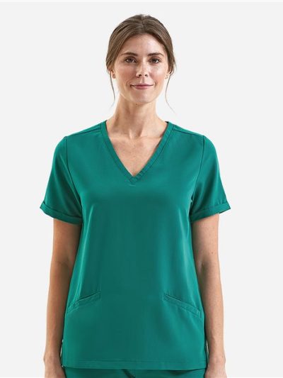 Women's Invincible V-Neck Stretch Scrub Top