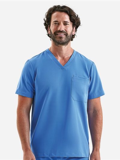 Men's Limitless V-Neck Stretch Scrub Top