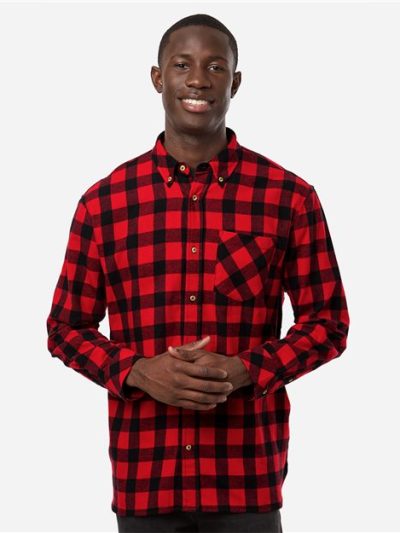 Men's Flannel Button Down Shirt