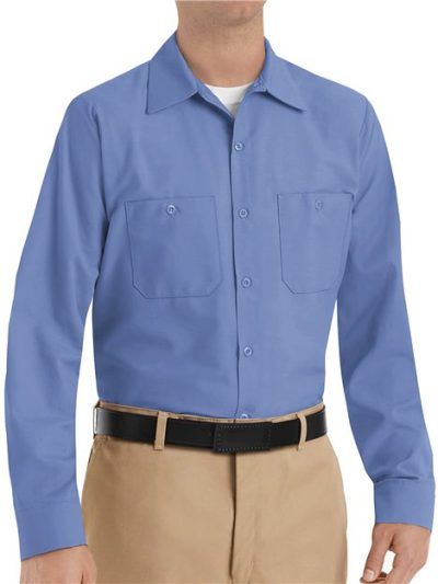 Men's Industrial Long Sleeve Work Shirt