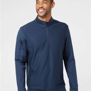 Men's Textured Quarter-Zip Pullover
