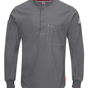 Men's Tall iQ Series® Plus Long Sleeve Henley
