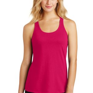 DISCONTINUED  District Made ®  Ladies 60/40 Gathered Racerback Tank.