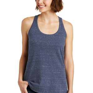 DISCONTINUED  District  ®  Women's Cosmic Twist Back Tank.