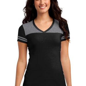 DISCONTINUED  District ®  Juniors Varsity V-Neck Tee.