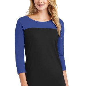 DISCONTINUED  District ®  Women's Rally 3/4-Sleeve Tee.