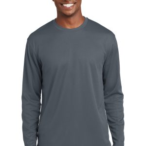 DISCONTINUED  Sport-Tek ®  Dri-Mesh ®  Long Sleeve T-Shirt.